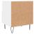 Noptiere, 2 buc., alb, 40x35x47,5 cm, lemn compozit GartenMobel Dekor