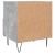Noptiere, 2 buc., gri beton, 40x35x47,5 cm, lemn compozit GartenMobel Dekor