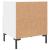 Noptiere, 2 buc., alb, 40x35x47,5 cm, lemn compozit GartenMobel Dekor