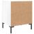 Noptiere, 2 buc., alb extralucios, 40x35x47,5 cm, lemn compozit GartenMobel Dekor