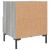 Noptiere, 2 buc., gri sonoma, 40x35x47,5 cm, lemn compozit GartenMobel Dekor