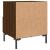 Noptiere, 2 buc., stejar maro, 40x35x47,5 cm, lemn compozit GartenMobel Dekor