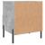 Noptiere, 2 buc., gri beton, 40x35x47,5 cm, lemn compozit GartenMobel Dekor