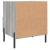 Noptiere, 2 buc., gri sonoma, 40x35x47,5 cm, lemn compozit GartenMobel Dekor