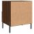 Noptiere, 2 buc., stejar maro, 40x35x47,5 cm, lemn compozit GartenMobel Dekor