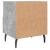 Noptiere, 2 buc., gri beton, 40x35x47,5 cm, lemn compozit GartenMobel Dekor
