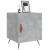 Noptiere, 2 buc., gri beton, 40x40x50 cm, lemn compozit GartenMobel Dekor