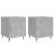 Noptiere, 2 buc., gri beton, 40x40x50 cm, lemn compozit GartenMobel Dekor