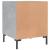 Noptiere, 2 buc., gri beton, 40x40x50 cm, lemn compozit GartenMobel Dekor