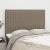 Tăblii de pat, 4 buc, gri taupe, 72x5x78/88 cm, textil GartenMobel Dekor