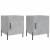 Noptiere, 2 buc., gri beton, 40x40x50 cm, lemn compozit GartenMobel Dekor