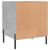 Noptiere, 2 buc., gri beton, 40x40x50 cm, lemn compozit GartenMobel Dekor
