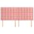 Tăblii de pat, 4 buc, roz, 100x5x78/88 cm, catifea GartenMobel Dekor
