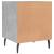 Noptiere, 2 buc., gri beton, 40x40x50 cm, lemn compozit GartenMobel Dekor