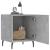 Noptiere, 2 buc., gri beton, 40x40x50 cm, lemn compozit GartenMobel Dekor