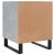 Noptiere, 2 buc., gri beton, 40x40x50 cm, lemn compozit GartenMobel Dekor
