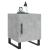 Noptiere, 2 buc., gri beton, 40x40x50 cm, lemn compozit GartenMobel Dekor