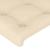 Cadru de pat cu tăblie, crem, 140x190 cm, textil GartenMobel Dekor