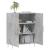 Servantă, gri beton, 69,5x34x90 cm, lemn compozit GartenMobel Dekor