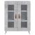 Servantă, gri beton, 69,5x34x90 cm, lemn compozit GartenMobel Dekor