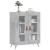 Servantă, gri beton, 69,5x34x90 cm, lemn compozit GartenMobel Dekor
