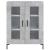 Servantă, gri beton, 69,5x34x90 cm, lemn compozit GartenMobel Dekor