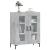 Servantă, gri beton, 69,5x34x90 cm, lemn compozit GartenMobel Dekor