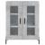Servantă, gri beton, 69,5x34x90 cm, lemn compozit GartenMobel Dekor