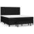 Pat box spring cu saltea, negru, 180x200 cm, catifea GartenMobel Dekor