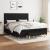 Pat box spring cu saltea, negru, 180x200 cm, catifea GartenMobel Dekor