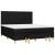 Pat box spring cu saltea, negru, 180x200 cm, catifea GartenMobel Dekor
