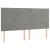 Pat box spring cu saltea, gri deschis, 180x200 cm, catifea GartenMobel Dekor