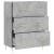 Servantă, gri beton, 69,5x34x90 cm, lemn compozit GartenMobel Dekor