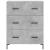 Servantă, gri beton, 69,5x34x90 cm, lemn compozit GartenMobel Dekor