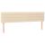 Pat box spring cu saltea, crem, 160x200 cm, material textil GartenMobel Dekor