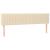Pat box spring cu saltea, crem, 160x200 cm, material textil GartenMobel Dekor