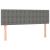 Pat box spring cu saltea, gri închis, 140x200 cm, textil GartenMobel Dekor