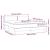 Pat box spring cu saltea, albastru, 180x200 cm, material textil GartenMobel Dekor