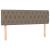 Pat box spring cu saltea, gri taupe, 160x200 cm material textil GartenMobel Dekor