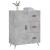 Servantă, gri beton, 69,5x34x90 cm, lemn compozit GartenMobel Dekor