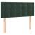 Pat box spring cu saltea, verde închis, 90x200 cm, catifea GartenMobel Dekor
