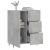 Servantă, gri beton, 69,5x34x90 cm, lemn compozit GartenMobel Dekor