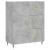 Servantă, gri beton, 69,5x34x90 cm, lemn compozit GartenMobel Dekor