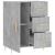 Servantă, gri beton, 69,5x34x90 cm, lemn compozit GartenMobel Dekor