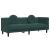 Set canapea cu perne, 2 piese, verde închis, catifea GartenMobel Dekor