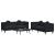 Set canapea cu perne, 2 piese, roz, catifea GartenMobel Dekor