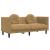 Set de canapele cu perne, 2 piese, maro, catifea GartenMobel Dekor