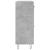 Servantă, gri beton, 69,5x34x90 cm, lemn compozit GartenMobel Dekor
