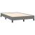 Pat box spring cu saltea, gri închis, 120x190 cm, textil GartenMobel Dekor
