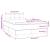 Pat box spring cu saltea, negru, 120x190 cm, catifea GartenMobel Dekor